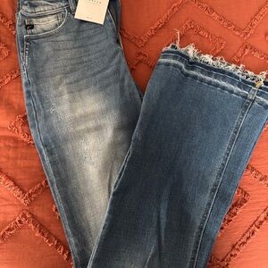 KanCan Distressed Blue Boot Cut Jeans